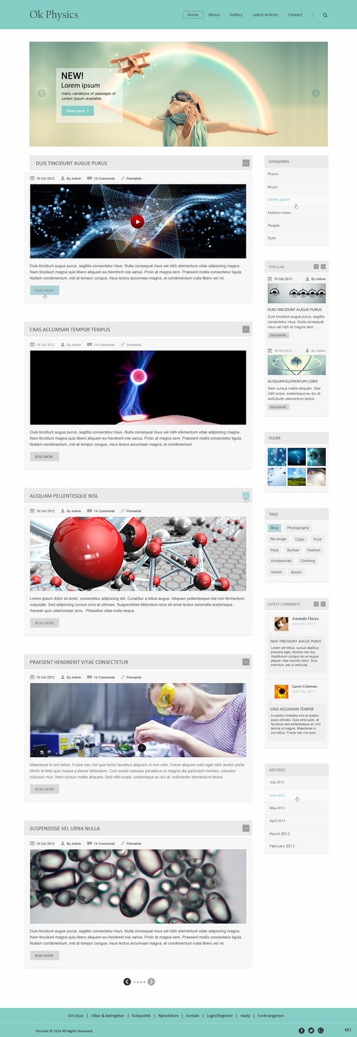Wordpress Design by pb for this project | Design #4443161