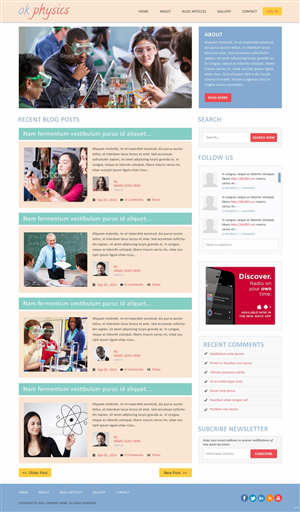 Wordpress Design by pb for this project | Design: #4450560