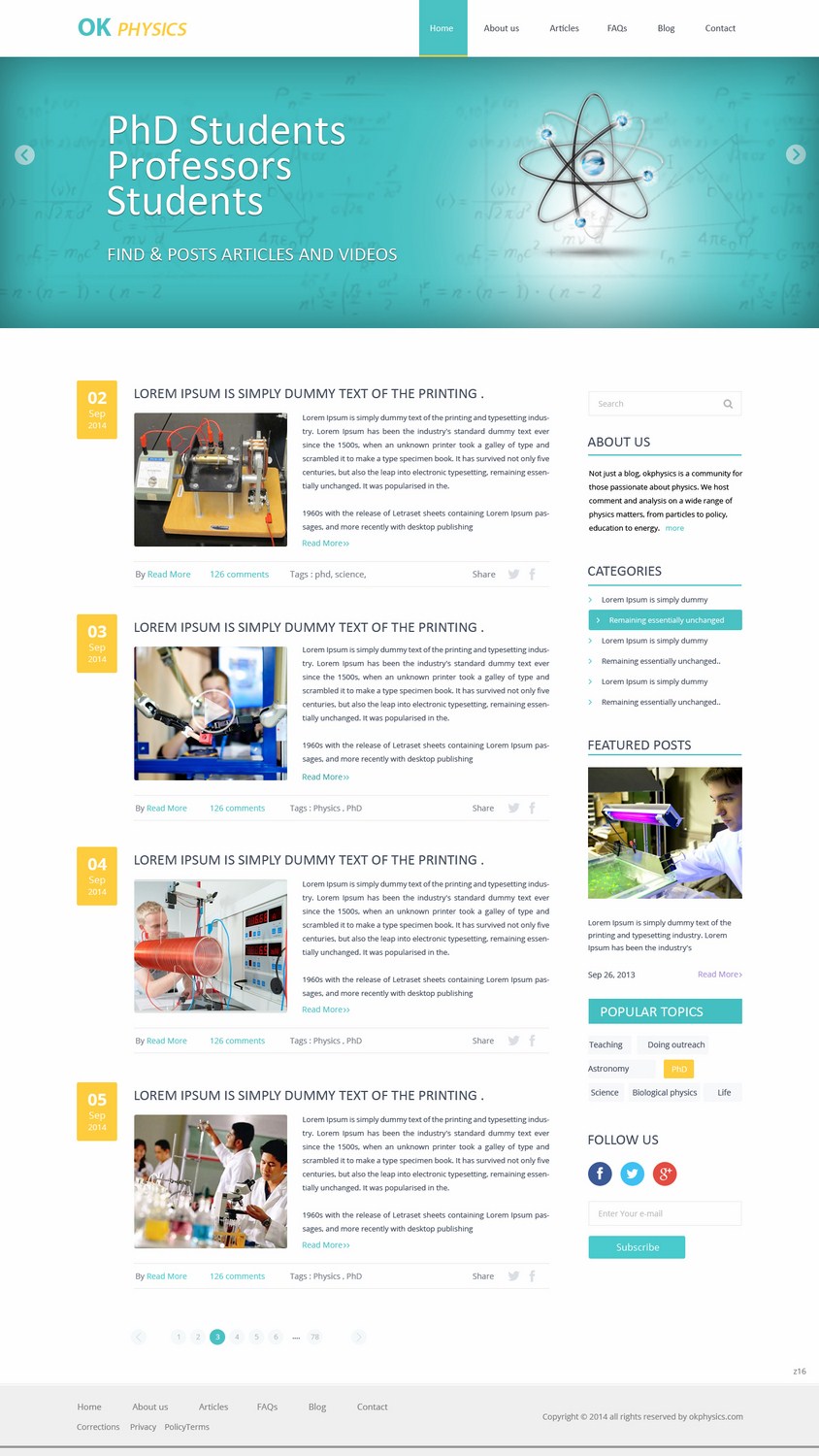 Wordpress Design by pb for this project | Design #4450586