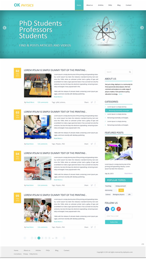 Wordpress Design by pb for this project | Design: #4450586