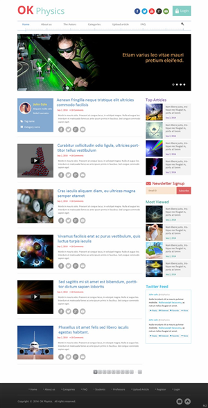 Wordpress Design by pb for this project | Design: #4469649