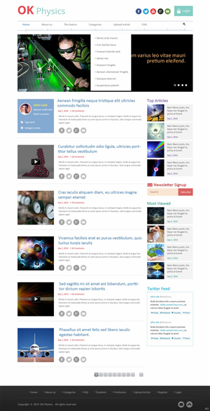Wordpress Design by pb for this project | Design: #4469652