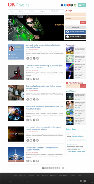 Wordpress Design by pb for this project | Design: #4469663