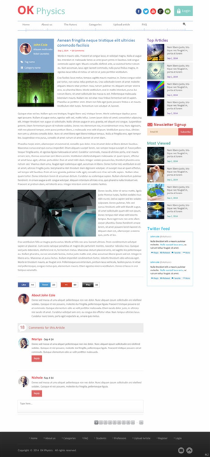 Wordpress Design by pb for this project | Design: #4469664