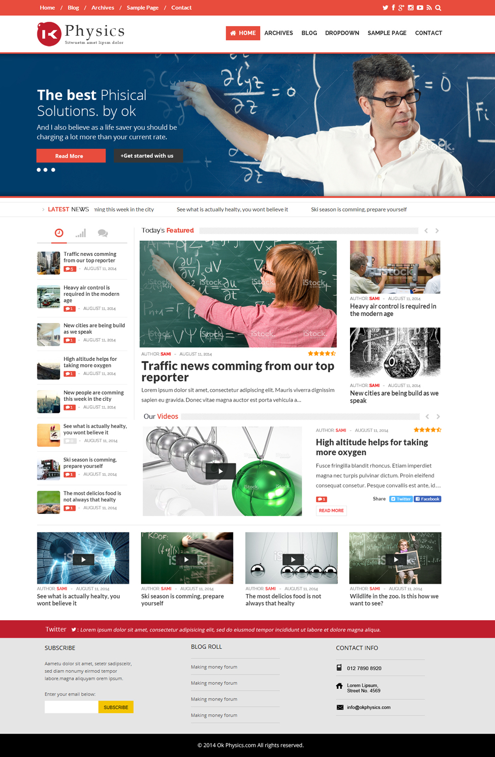 Wordpress Design by OM for this project | Design #4455248