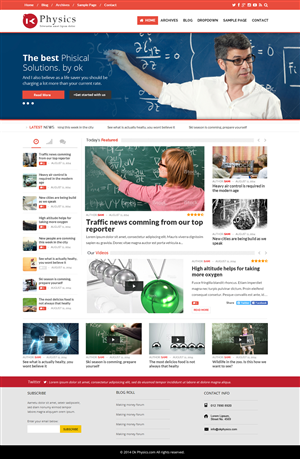 Wordpress Design by OM for this project | Design: #4455248