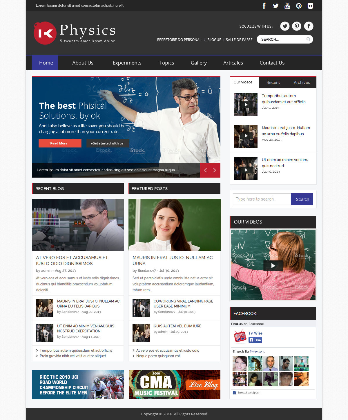 Wordpress Design by OM for this project | Design #4455271