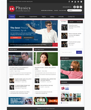 Wordpress Design by OM for this project | Design: #4455271