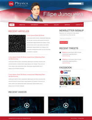 Wordpress Design by OM for this project | Design: #4455280