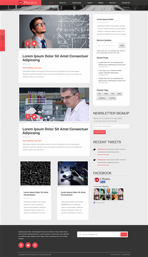 OK Physics | Wordpress Design by OM