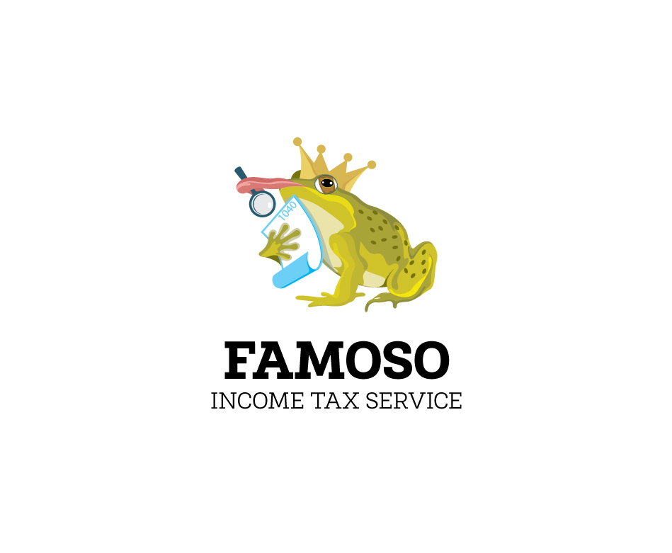 Logo Design by Neil for famoso income tax service | Design #4437339
