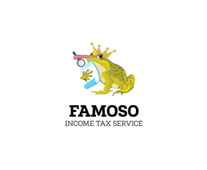 FAMOSO INCOME TAX SERVICE | Logo Design by Neil