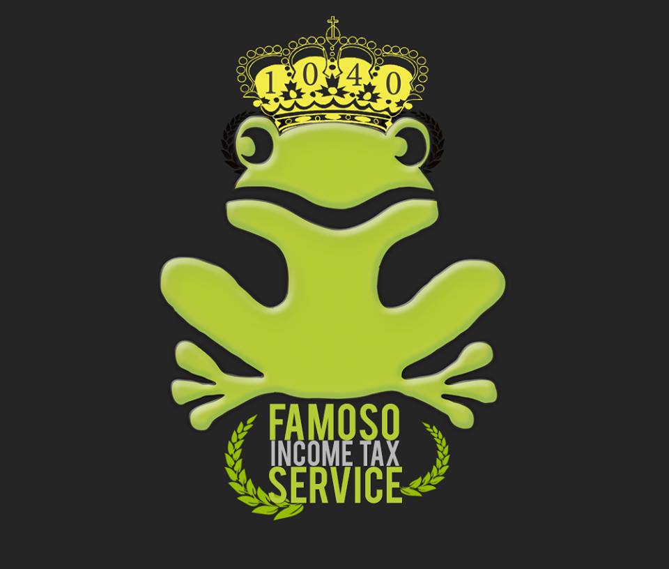 Logo-Design von Simple Design für famoso income tax service | Design #4451254