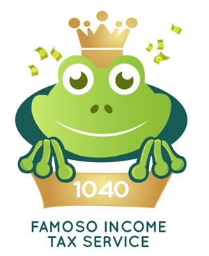 Logo-Design von Nabileuuh für famoso income tax service | Design #4459618