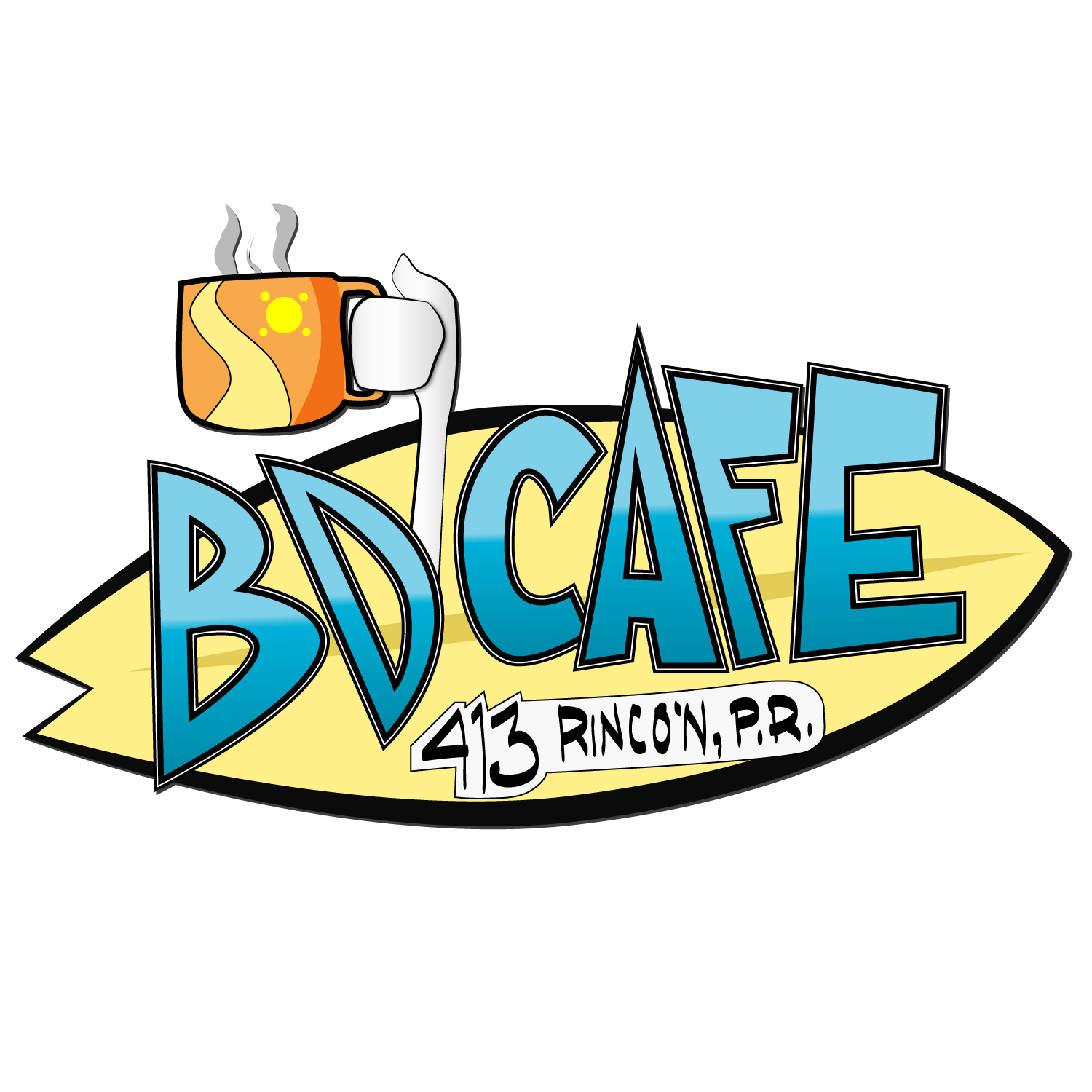 Diseño de Logo por Jarneyoneil.com para bd cafe rincon | Diseño #4437190