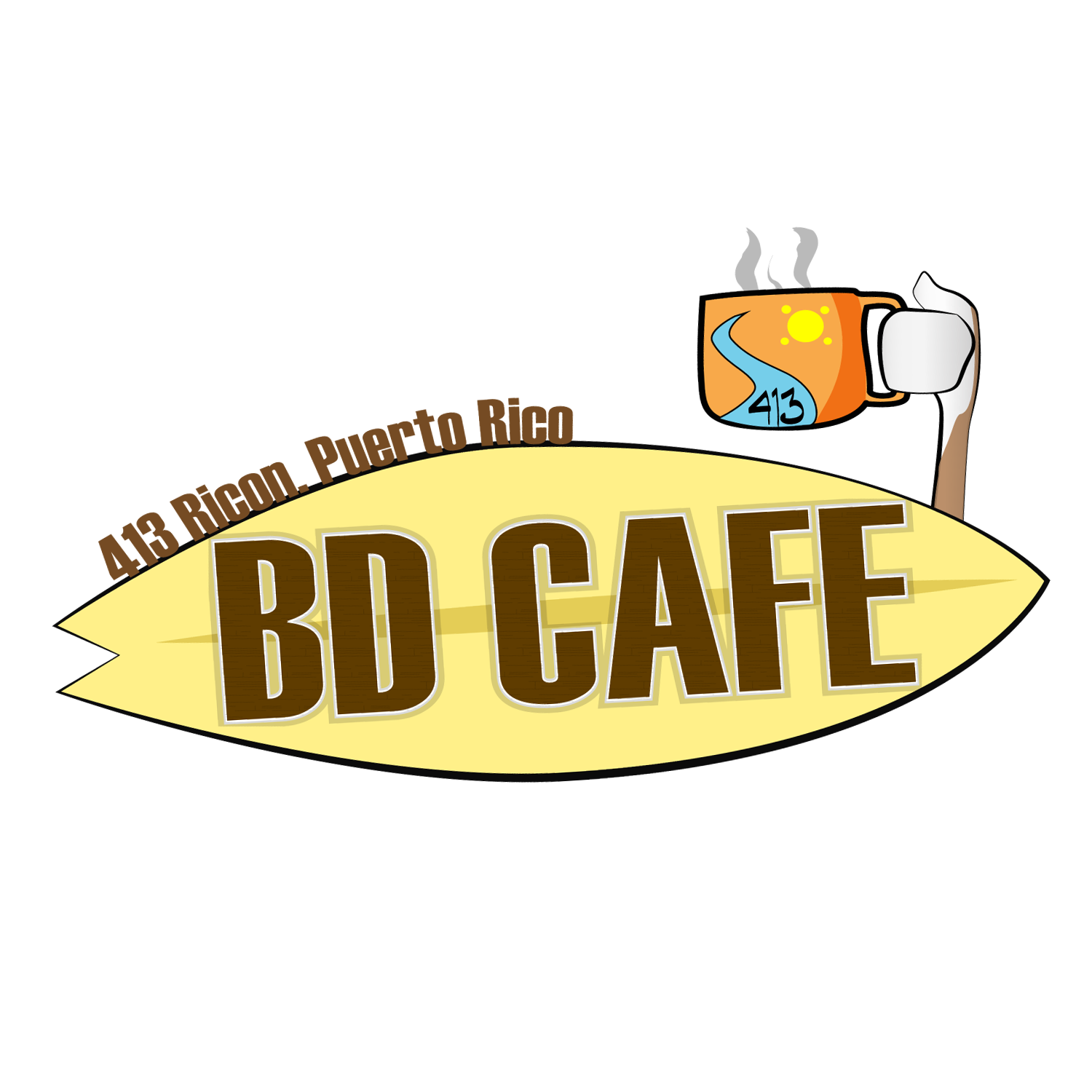 Diseño de Logo por Jarneyoneil.com para bd cafe rincon | Diseño #4462087