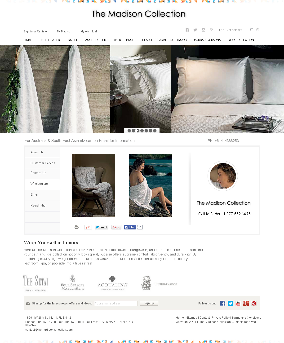 Diseño Web por sonaldesign para The Madison Collection | Diseño #4443052