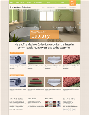 Web Design by sonaldesign for The Madison Collection | Design: #4451171