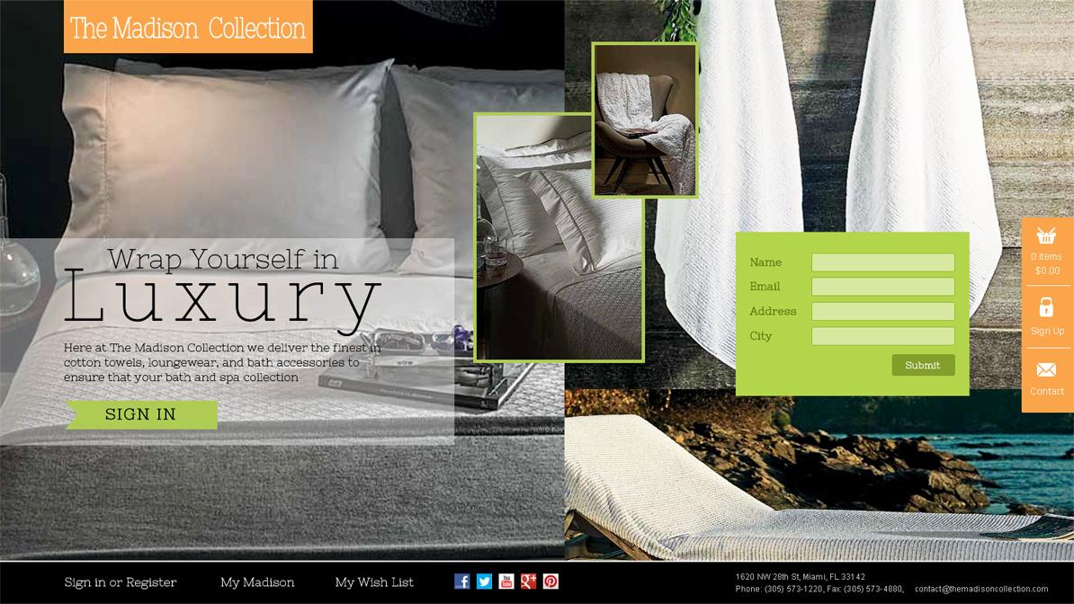 Web Design by sonaldesign for The Madison Collection | Design #4458253
