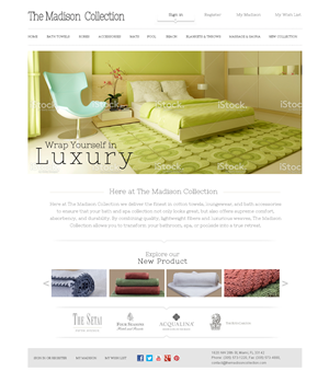 Web Design by sonaldesign for The Madison Collection | Design: #4480526