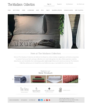 Web Design by sonaldesign for The Madison Collection | Design: #4480554