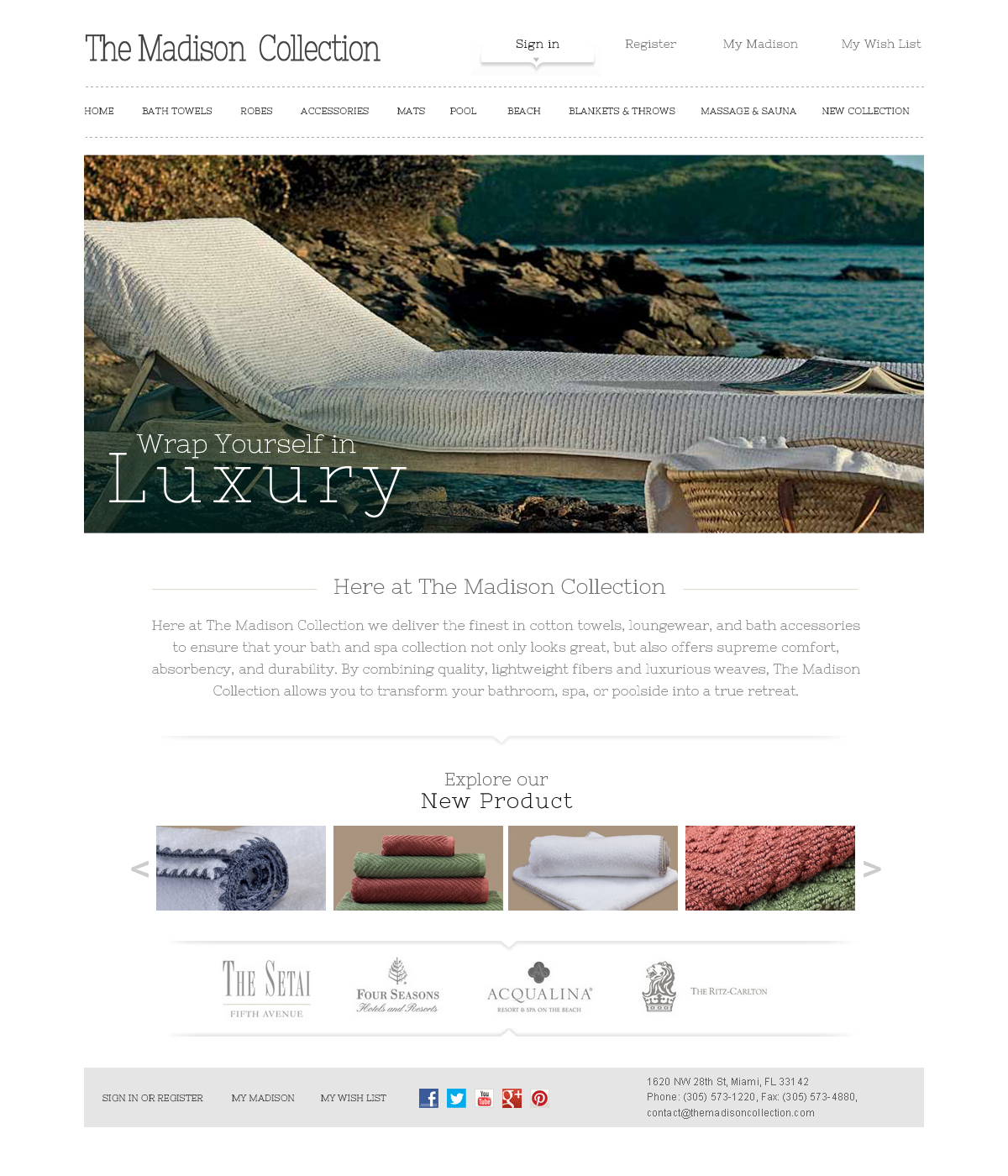 Web Design by sonaldesign for The Madison Collection | Design #4480587