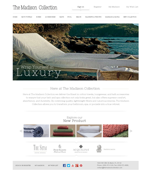 Web Design by sonaldesign for The Madison Collection | Design: #4480587