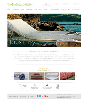 Web Design by sonaldesign for The Madison Collection | Design: #4480641