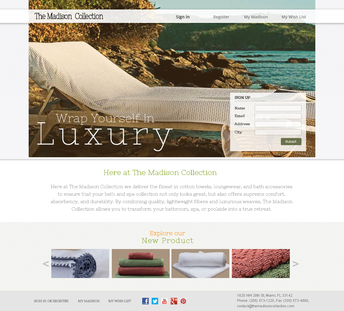 Diseño Web por sonaldesign para The Madison Collection | Diseño #4483040