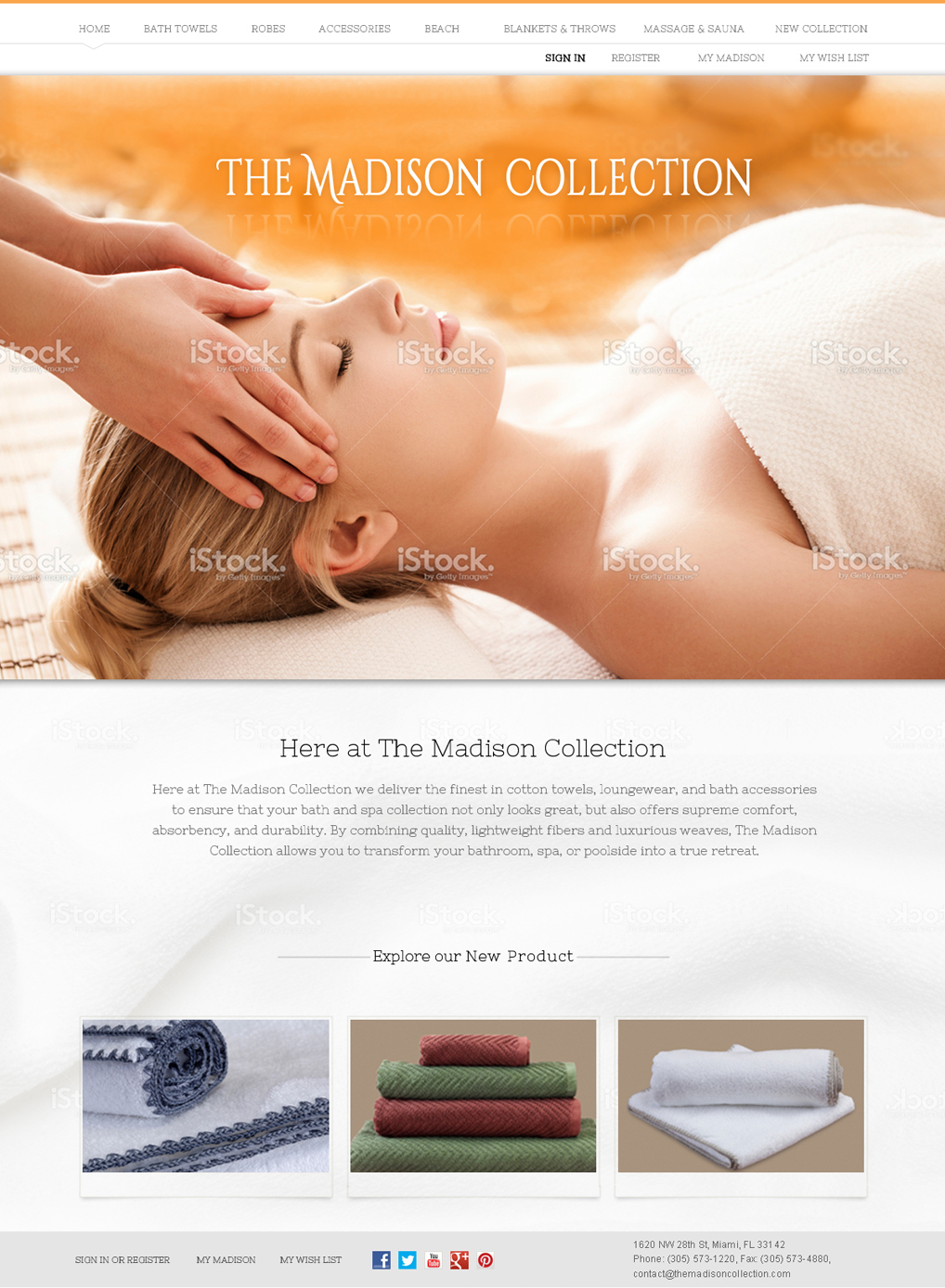 Web Design par sonaldesign pour The Madison Collection | Design #4487991