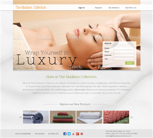 Web Design by sonaldesign for The Madison Collection | Design: #4488310