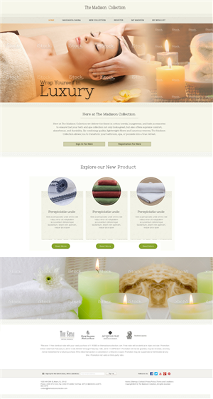 Web Design by sonaldesign for The Madison Collection | Design #4490524