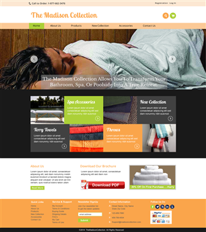 Web Design by harmi_199 for The Madison Collection | Design: #4454806