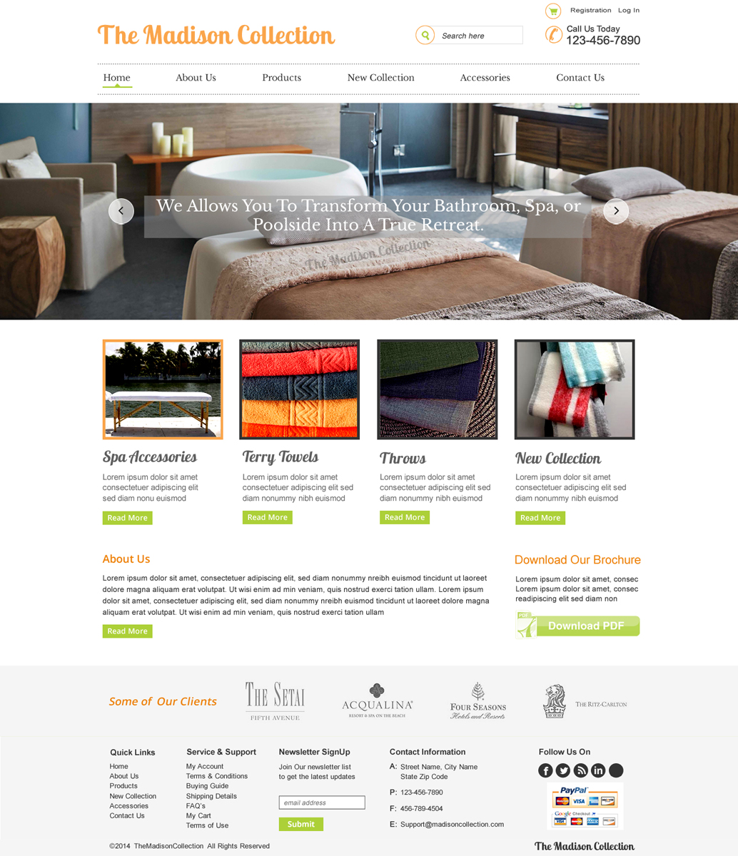 Web-Design von harmi_199 für The Madison Collection | Design #4480591