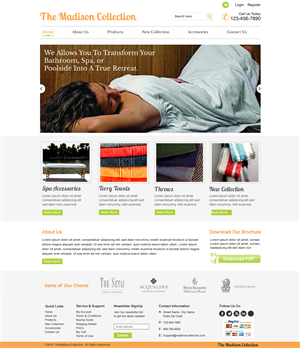 Web Design by harmi_199 for The Madison Collection | Design: #4480603