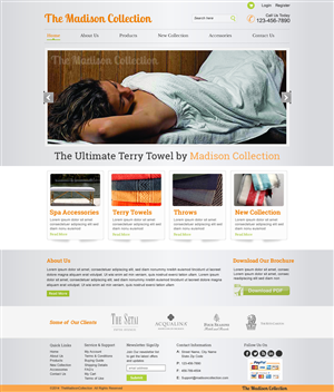 Web Design by harmi_199 for The Madison Collection | Design: #4489754