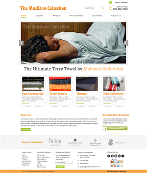 Web Design by harmi_199 for The Madison Collection | Design: #4489763