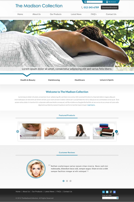 Web Design by Sbss for The Madison Collection | Design #4442525