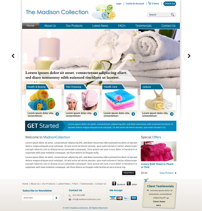 Web Design par Sbss pour The Madison Collection | Design #4442526