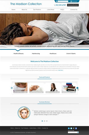 Web Design by Sbss for The Madison Collection | Design: #4442529