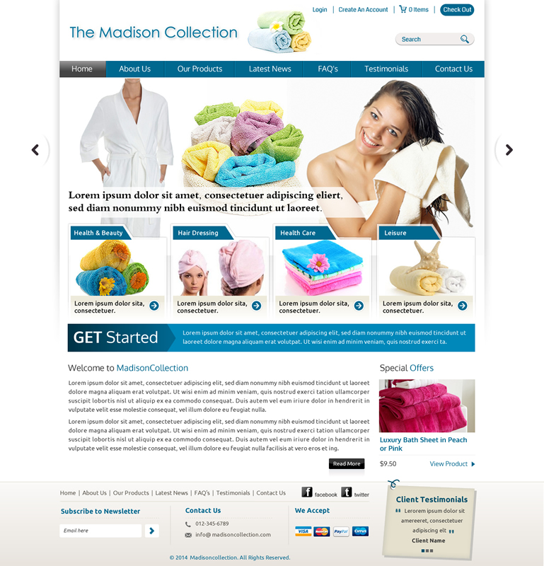 Web Design by Sbss for The Madison Collection | Design #4442532