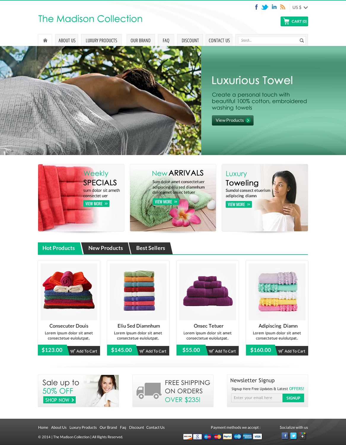 Web Design by Sbss for The Madison Collection | Design #4445757