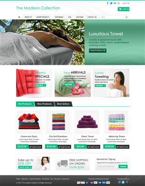 Web Design by Sbss for The Madison Collection | Design: #4445757