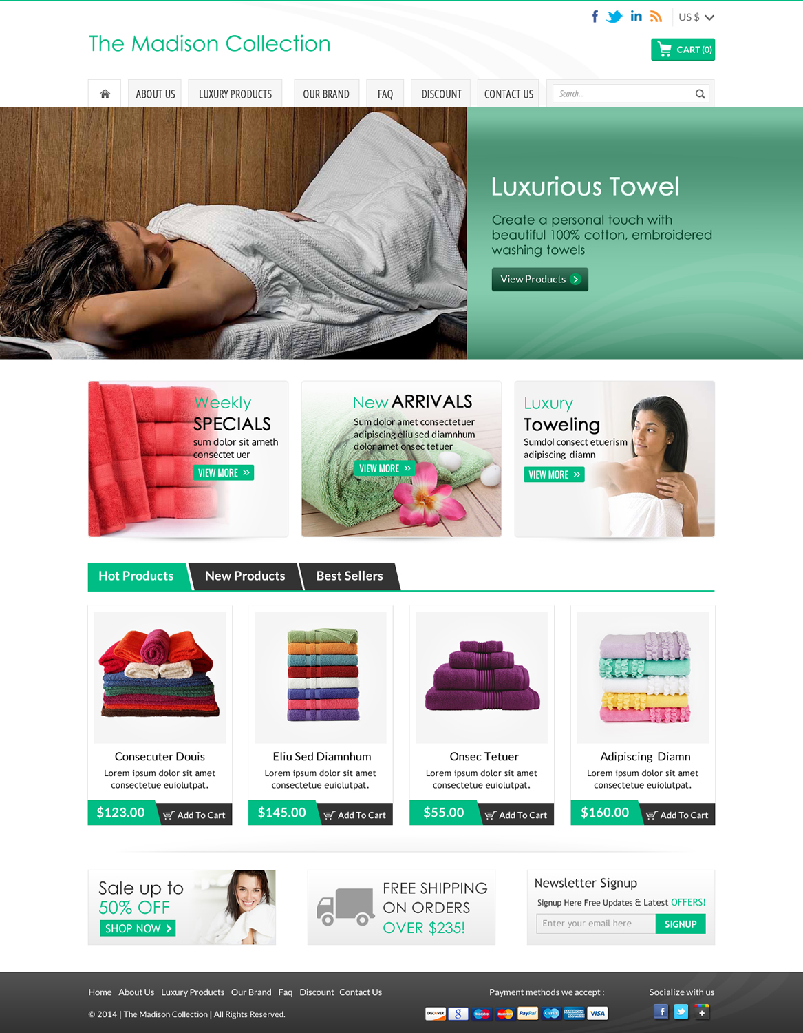 Web Design by Sbss for The Madison Collection | Design #4445760