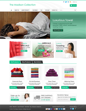 Web Design by Sbss for The Madison Collection | Design: #4445760