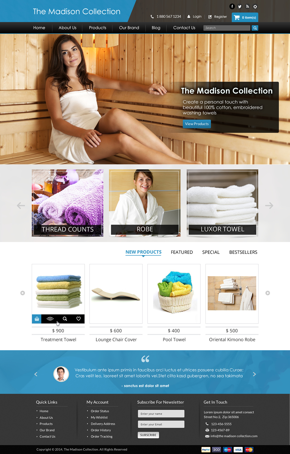 Web Design by Sbss for The Madison Collection | Design #4445782