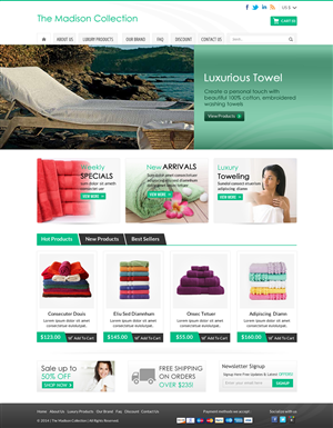 Web Design by Sbss for The Madison Collection | Design: #4445791