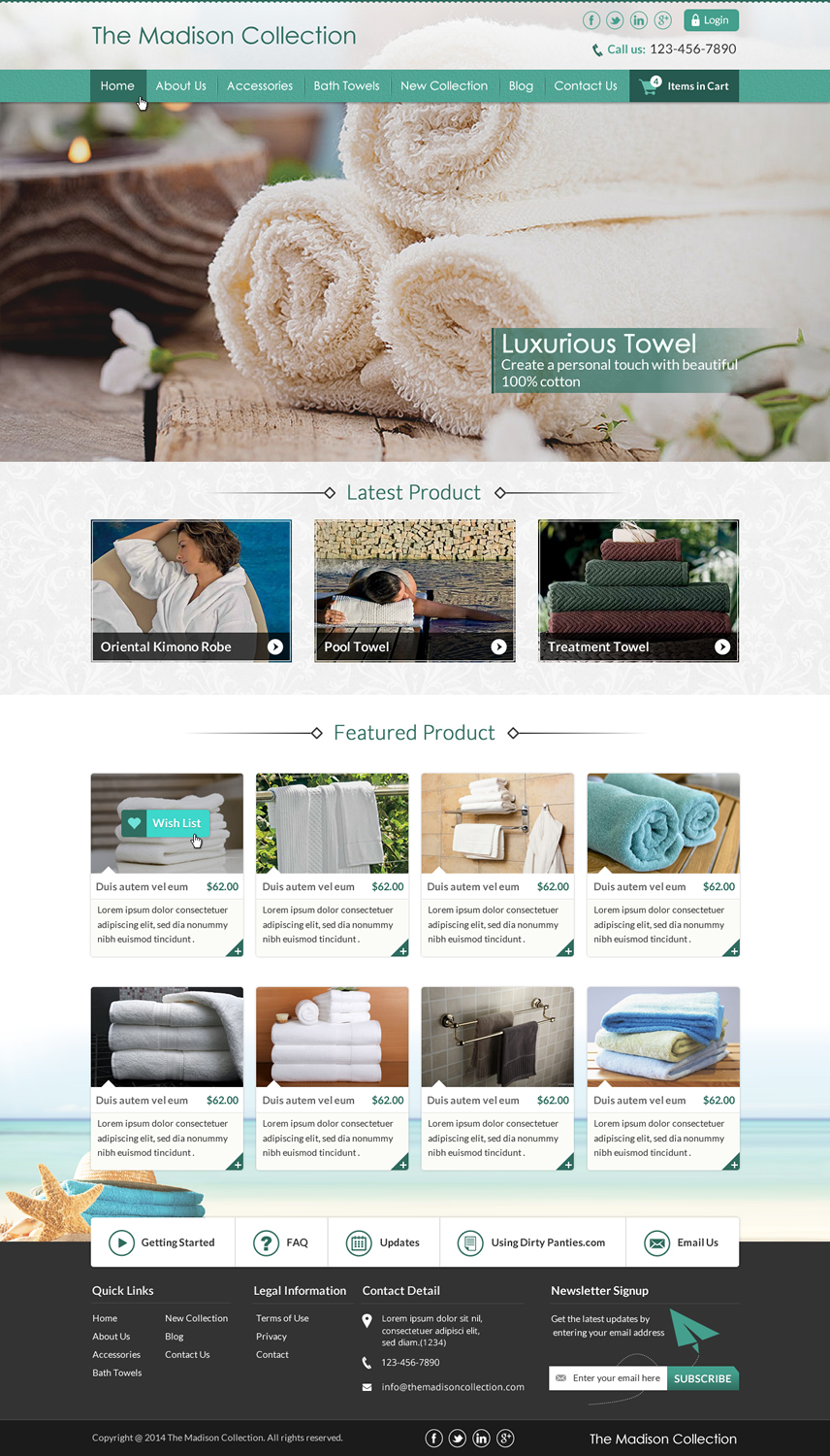 Web Design by Sbss for The Madison Collection | Design #4445800