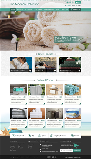 Web Design by Sbss for The Madison Collection | Design: #4445800