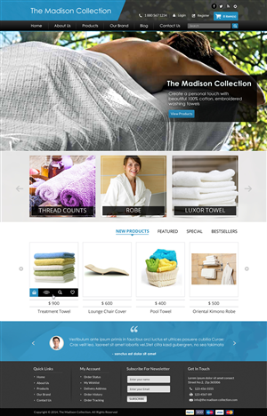 Web Design by Sbss for The Madison Collection | Design: #4445801